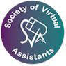 Society of Virtual Assistants round membership logo